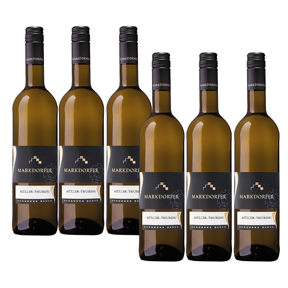 6er Karton AKTION Markdorfer Müller-Thurgau Qualitätswein halbtrocken