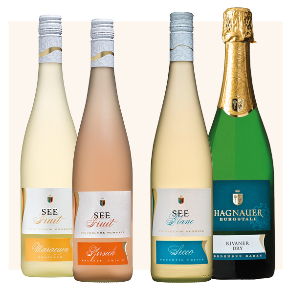 Artikelbild für die Hagnauer Sommerbox mit 12 Flaschen SeeSecco und Sekt