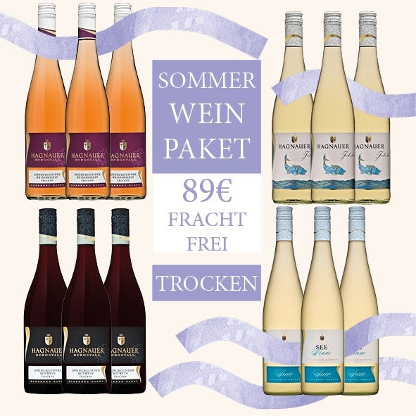 Sommerwein TROCKEN - versandkostenfrei