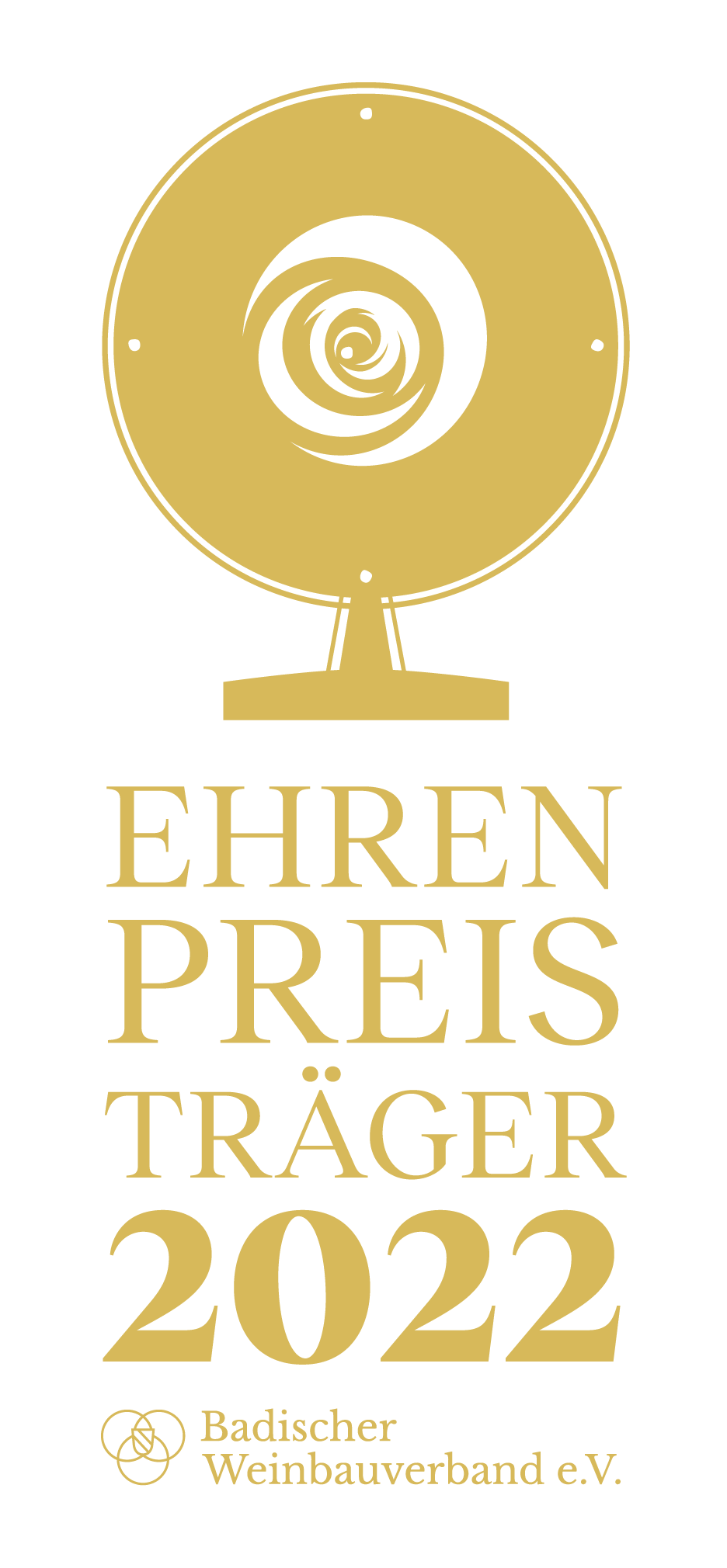 Ehrenpreisträger 2022 - Gold - Weinbauverband